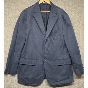Polo Ralph Lauren Unconstructed Chino Blazer Jacket Men’s Sz XL Blue